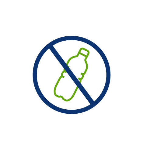 use less plastic, cut plastic out, virtual water conservation, green plastic bottle, blue circle, transparent png