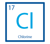 Chlorine symbol