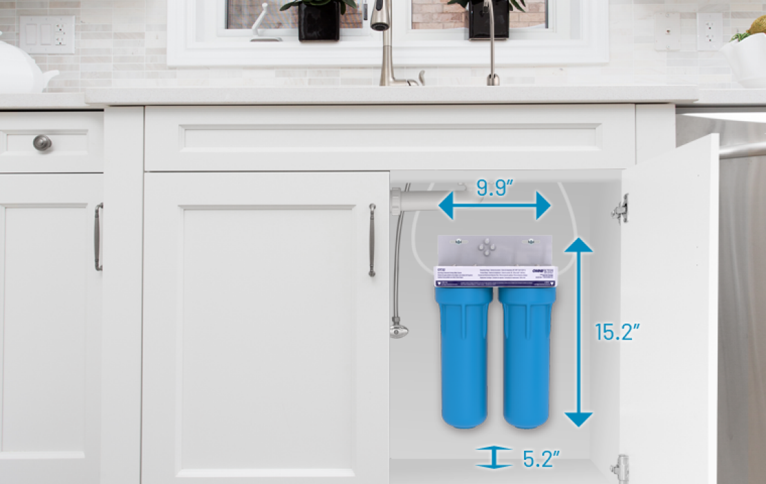 omnifilter, png, filtration system under the counter, dimensions