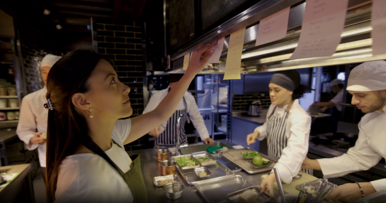 people working in foodservice