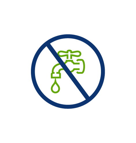 dont leave your faucet running icon, indoor water conservation, green tap, blue circle, transparent png